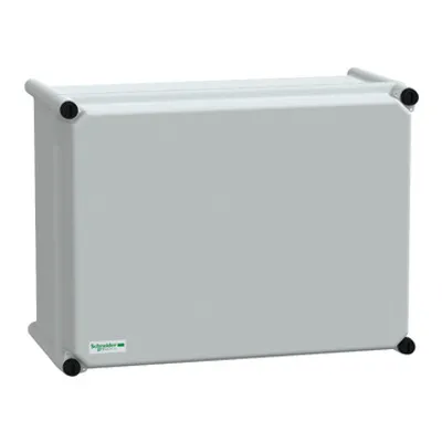 PLS box, polyester rear, opaque PC cover IP66 27x36x18cm