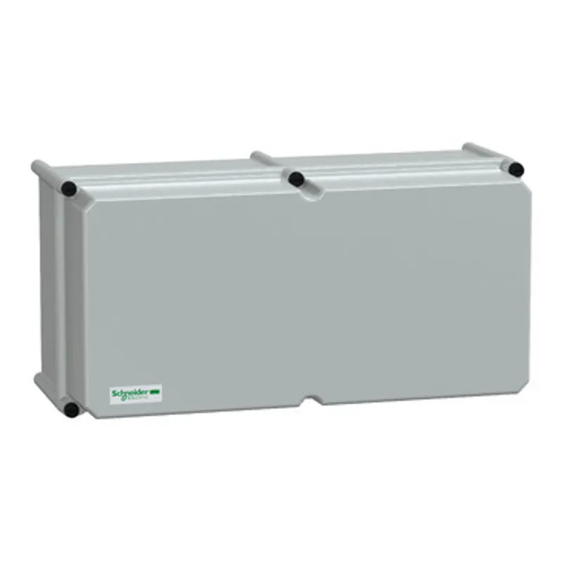 PLS box, polyester rear, opaque PC cover IP66 27x54x23cm — photo 1 of 4