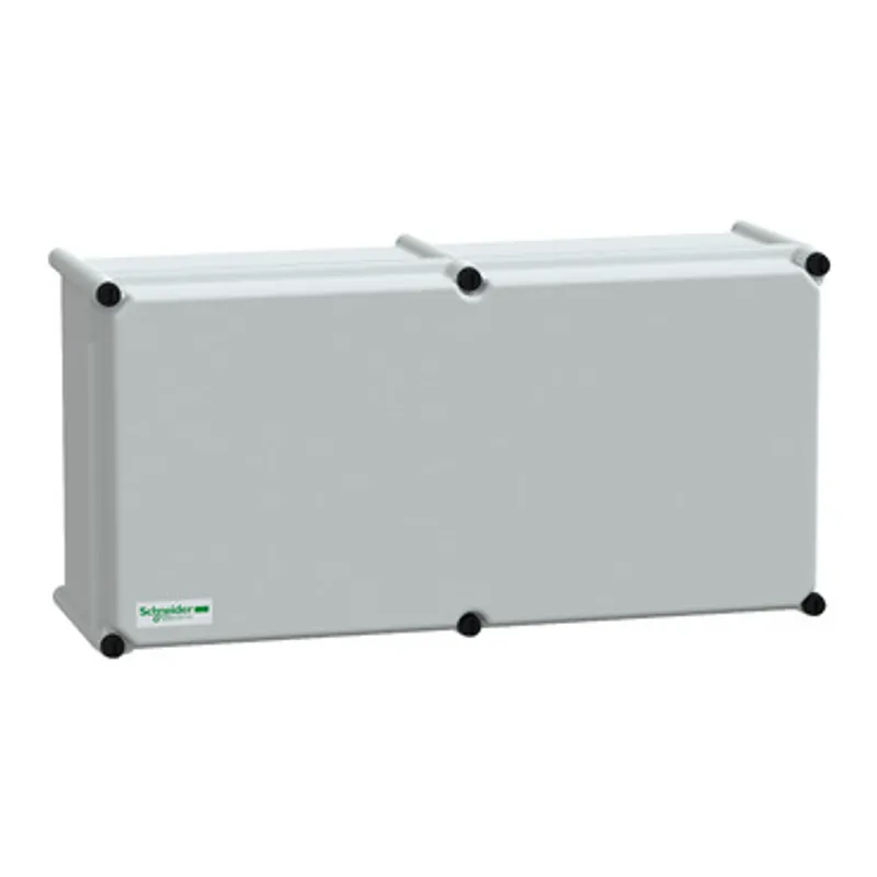 PLS box, polyester rear, opaque PC cover IP66 27x54x18cm — photo 1 of 4