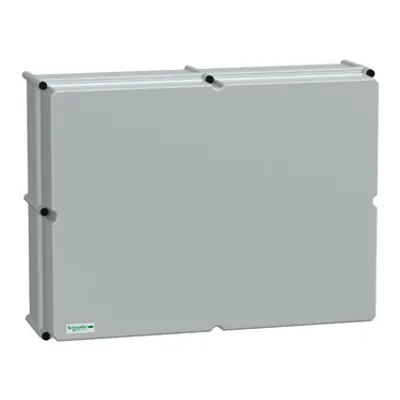 PLS box, polyester rear, opaque PC cover IP66 54x72x23cm