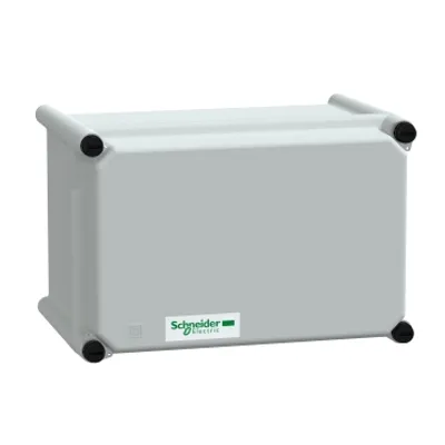 PLS box, polyester rear, polyester cover IP66 18x27x18cm