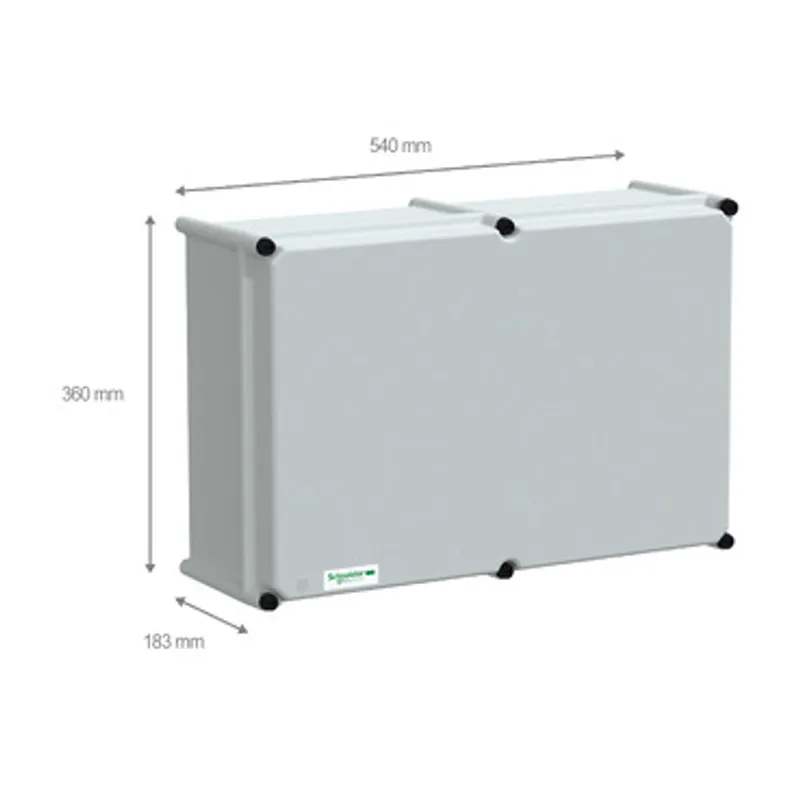 PLS box, polyester rear, polyester cover IP66 36x54x18cm — photo 2 of 4
