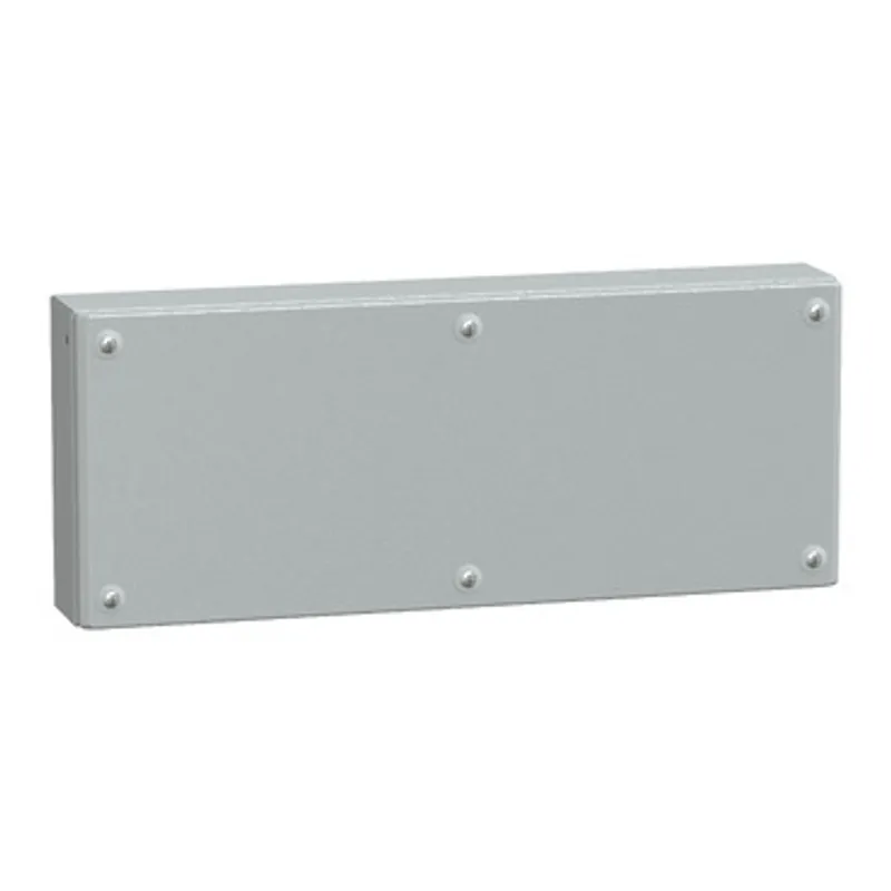 Metal industrial box plain door H200xW500xD80 IP66 IK10 RAL 7035 — photo 1 of 4