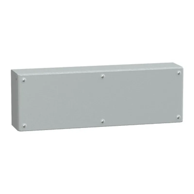 Metal industrial box plain door H200xW600xD120 IP66 IK10 RAL 7035 — photo 1 of 4