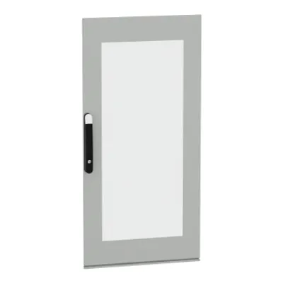 Schneider Electric NSYSFND126T – Glazed door, PanelSeT SFN, for electrical enclosure H1200 W600mm, RAL7035