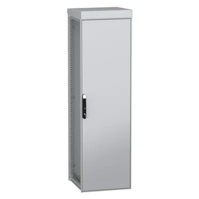 Schneider Electric NSYSFNHD20660 – Outdoor floor standing modular electrical enclosure;PanelSeT SFN;decarbonized steel;2000x600x600mm;IP55;RAL7035