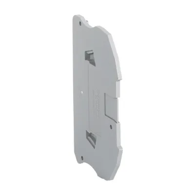 Cover plate, Linergy TR, 16mm² cable section, 2pts, for push-in term NSYTRP162, grey