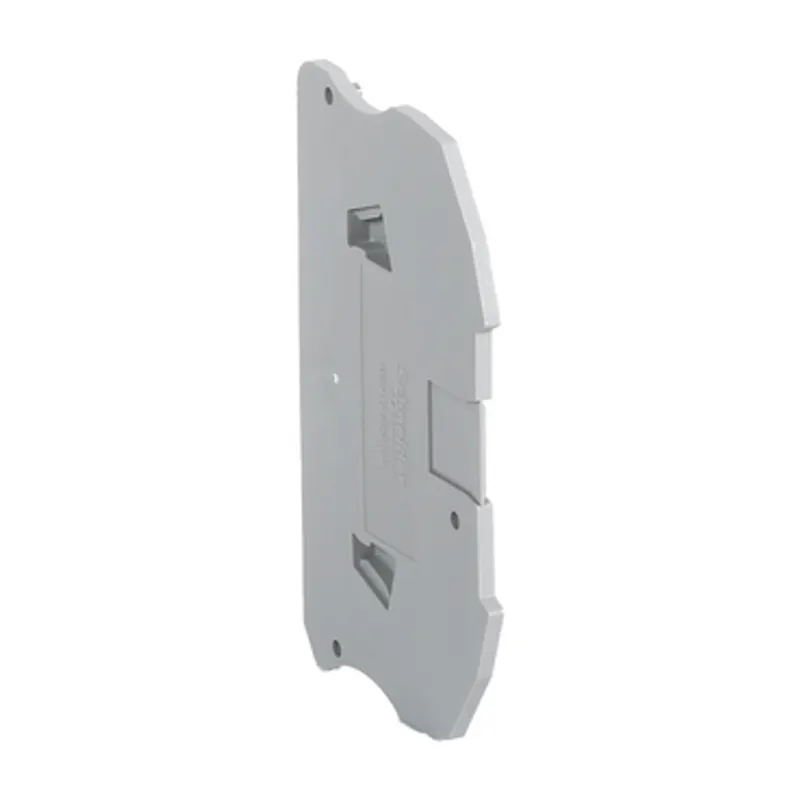 Cover plate, Linergy TR, 16mm² cable section, 2pts, for push-in term NSYTRP162, grey