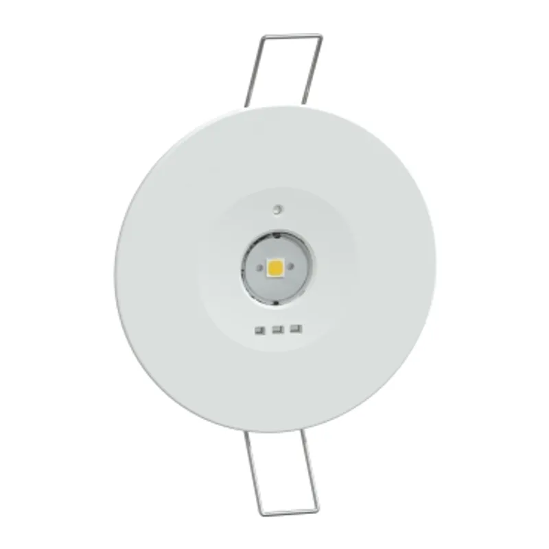 Emergency luminaire, Exiway Smartbeam Control, recessed, open area, 200lm, IP42, white