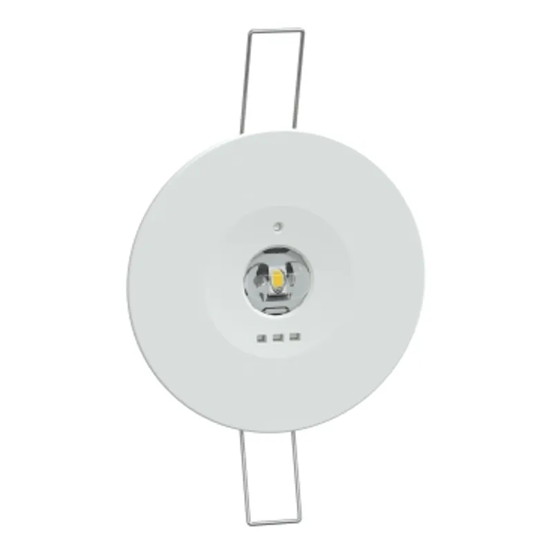 Emergency luminaire, Exiway Smartbeam Control, recessed, escape route, 200lm, IP42, white — photo 1 of 8