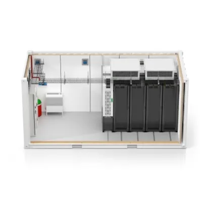 All In One ISO Container 14kW Easy 4 rack overhead fan 400V