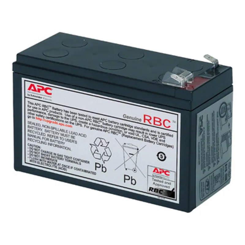 APC Replacement Battery Cartridge for Back-UPS, 12V 9Ah lead-acid battery,  2-year repair or replace warranty — photo 1 of 2