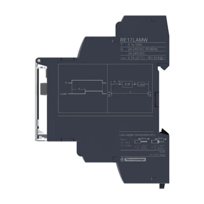 single function relay, Harmony Timer Relays, 0.7A, 1CO, 0,1s..100h, on delay, solid state output, 24..240V AC DC — photo 9 of 12