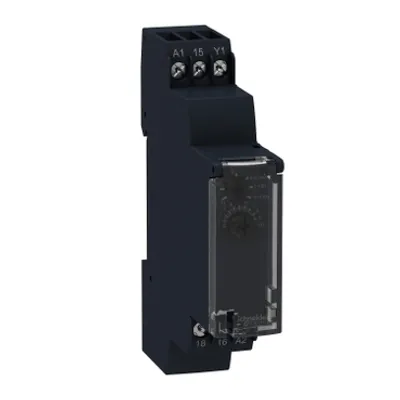 single function relay, Harmony Timer Relays, 8A, 1CO, 1s..100h, single interval relay, 24V DC or 24...240V AC DC