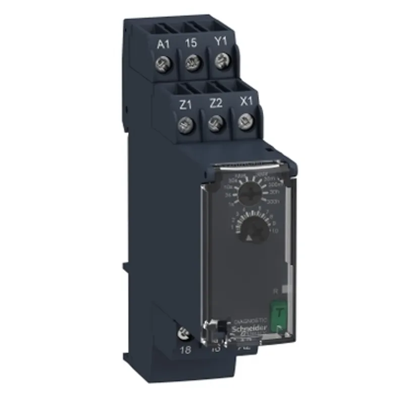 dual function relay, Harmony Timer Relays, 8A, 1CO, 0.05sâ€¦300h, screw connectors, 24...240V AC DC — photo 1 of 11