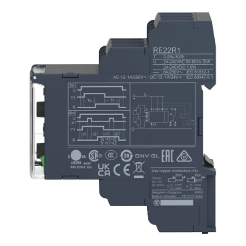 dual function relay, Harmony Timer Relays, 8A, 1CO, 0.05sâ€¦300h, 24...240V AC DC — photo 10 of 11