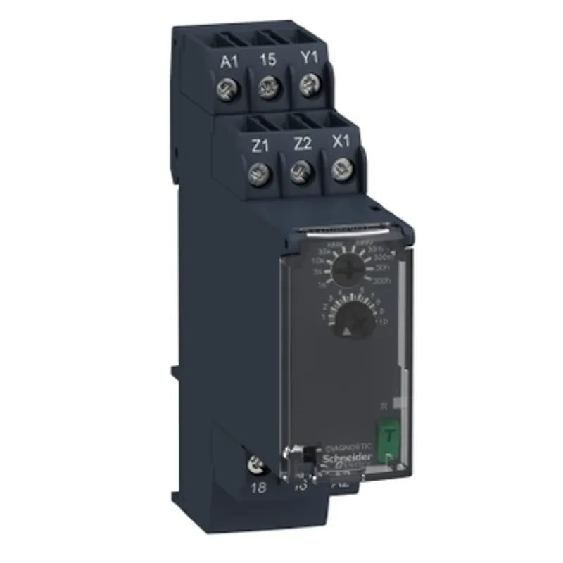 multifunction relay, Harmony Timer Relays, 8A, 1 CO, 0.05sâ€¦300h, on delay, 24...240V AC DC — photo 1 of 11