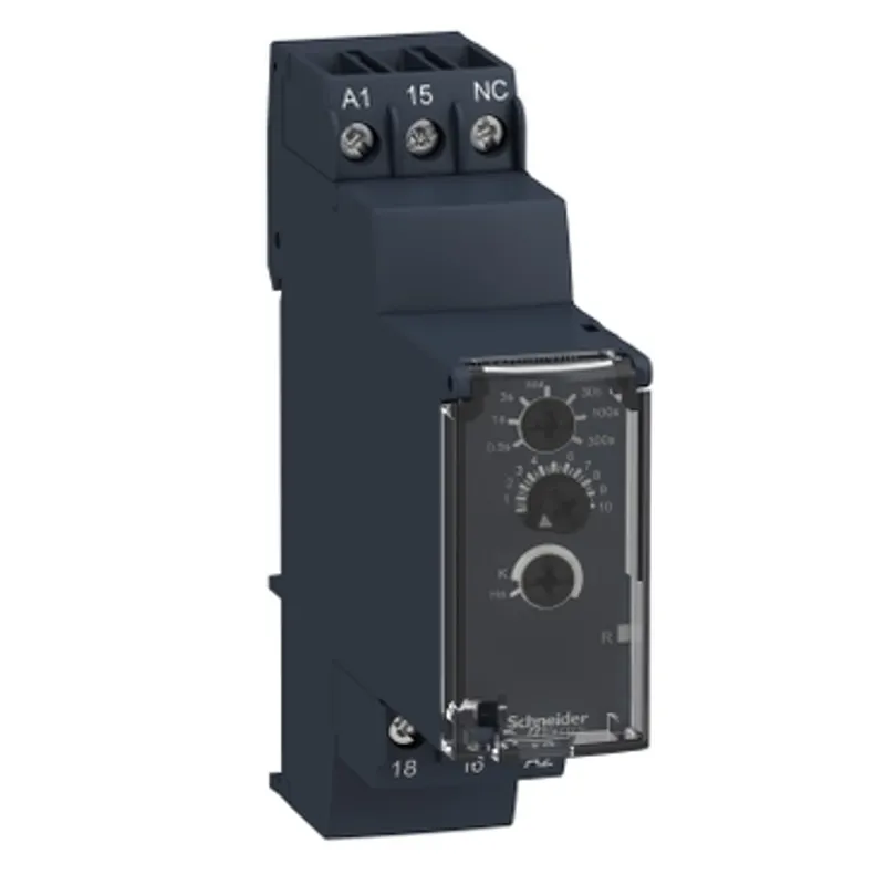dual function relay, Harmony Timer Relays, 5A, 1 CO, 0.05sâ€¦300s, delay on and pulse on de energization, 24...240V AC DC — photo 1 of 11