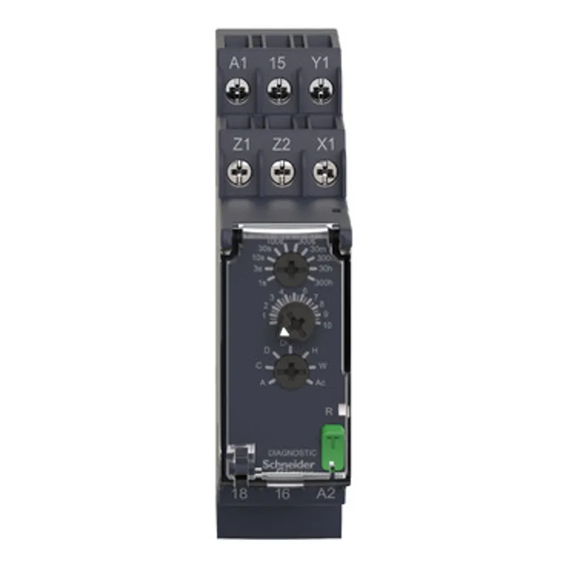 multifunction relay, Harmony Timer Relays, 8A, 1 CO, 0.05sâ€¦300h, symmetrical flashing, 24...240V AC DC — photo 10 of 11