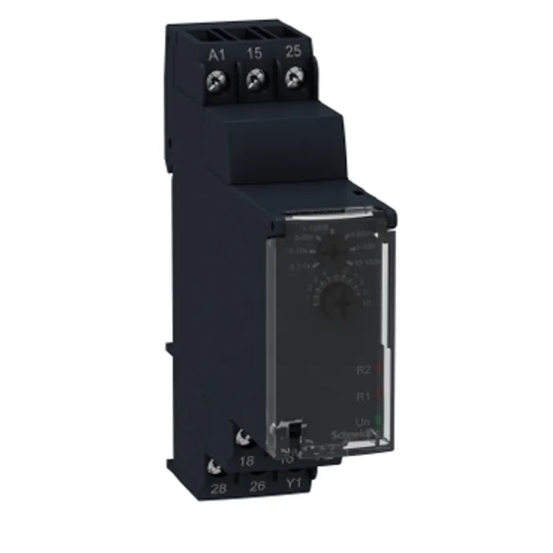 dual function relay, Harmony Timer Relays, 8A, 2CO, 0.1sâ€¦100h, power on delay, screw connectors, 24V DC  or 24...240V AC DC — photo 1 of 11