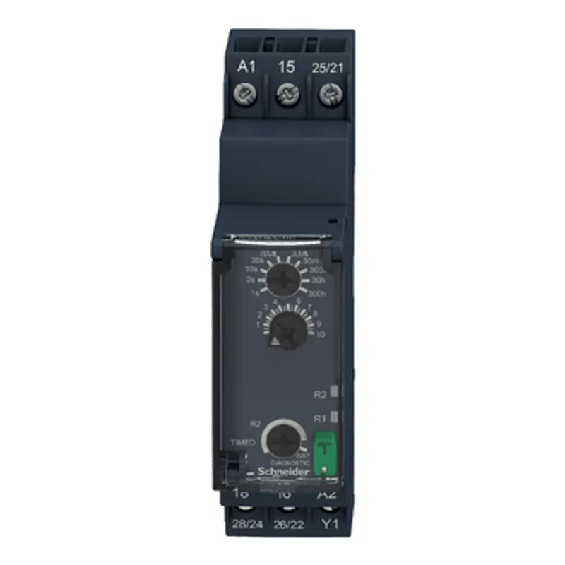 single function relay, Harmony Timer Relays, 8A, 2CO, 0.05s...300h, off delay, 24...240V AC DC — photo 5 of 11