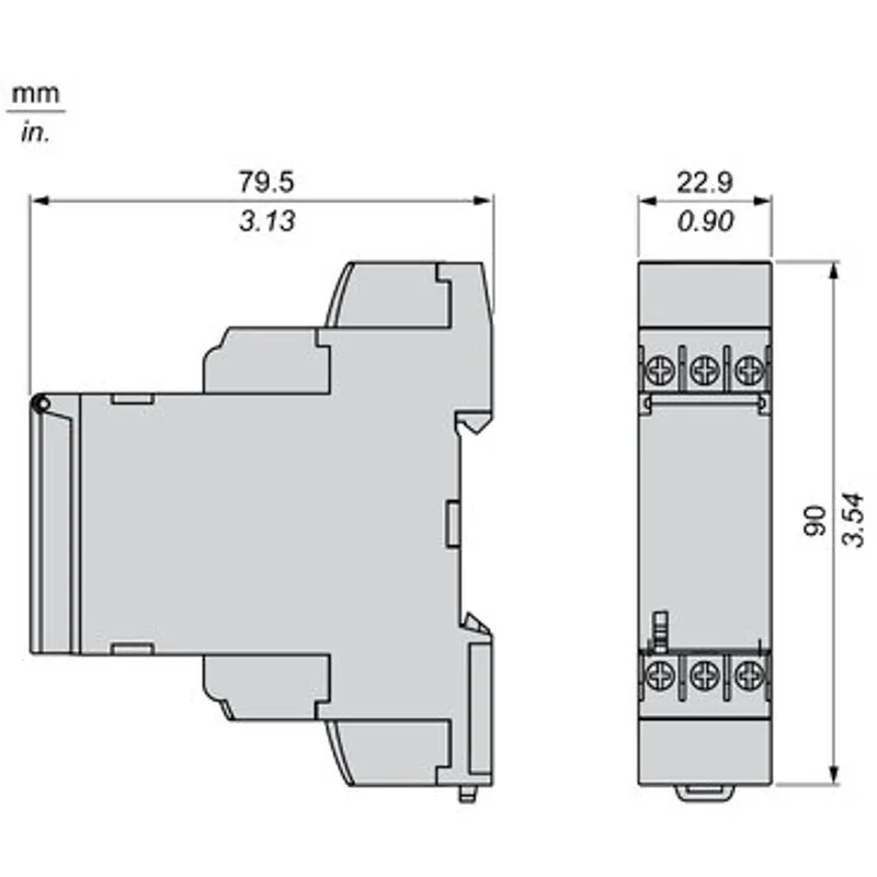 multifunction relay, Harmony Timer Relays, 8A, 2CO, 0.1sâ€¦100h, symmetrical flashing, 12..240V AC DC — photo 2 of 11