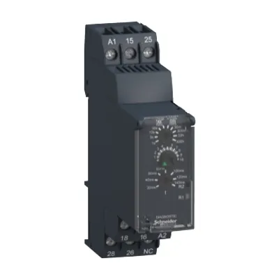 single function relay, Harmony Timer Relays, 8A, 2CO, 0.05sâ€¦300h, star delta, screw connectors, 24...240V AC DC