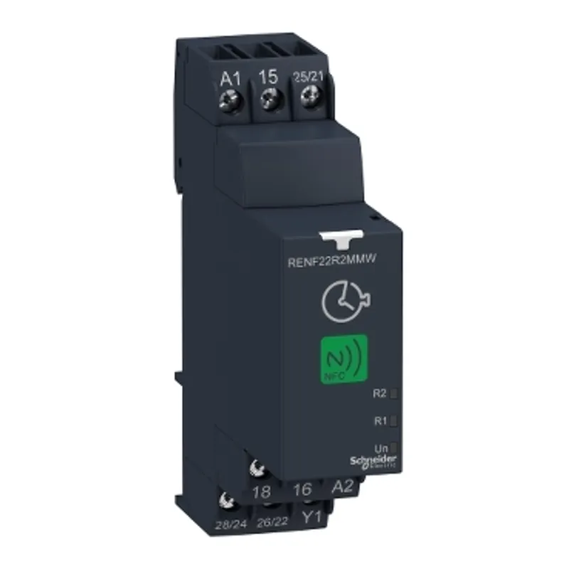 multifunction relay, Harmony Timer Relays, 8A, 2CO, 0.05s to 999h asymmetrical on delay and off delay 24 to 240V AC DC — photo 1 of 13