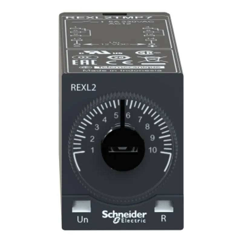 single function relay, Harmony Timer Relays, 5A, 2CO, 0.1s..100h, on delay, 230V AC — photo 5 of 12