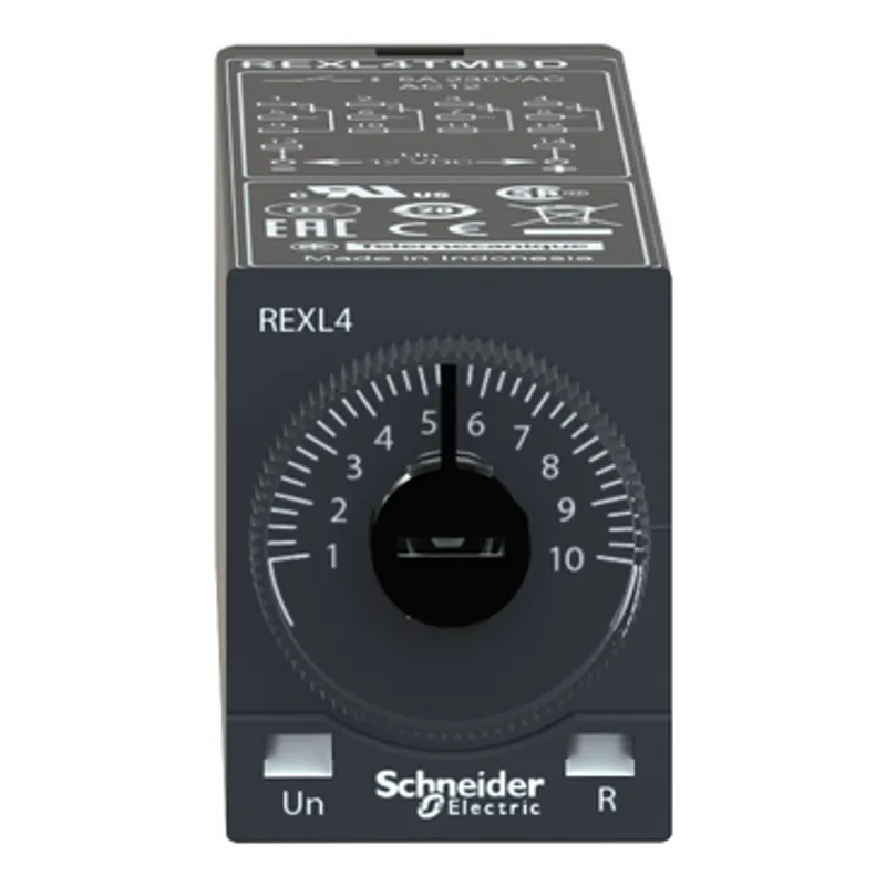 single function relay, Harmony Timer Relays, 5A, 4CO, 0.1s..100h, on delay, 24V DC — photo 7 of 12