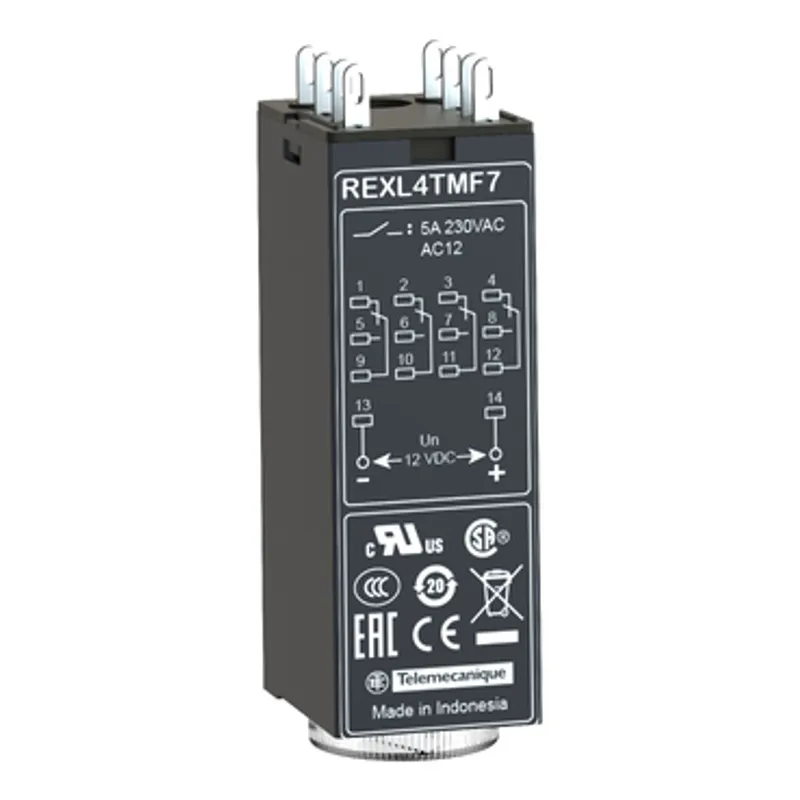 single function relay, Harmony Timer Relays, 5A, 4CO, 0.1s..100h, on delay, 120V AC — photo 5 of 12