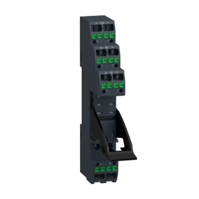 push in socket with clamp, Harmony Electromechanical Relays, for RXG2 relays, 5A, push-in terminals, separate contact