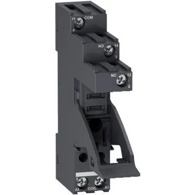 socket with clamp, Harmony Electromechanical Relays, for RXG1 relays, 10A, screw connec to rs, separate contact