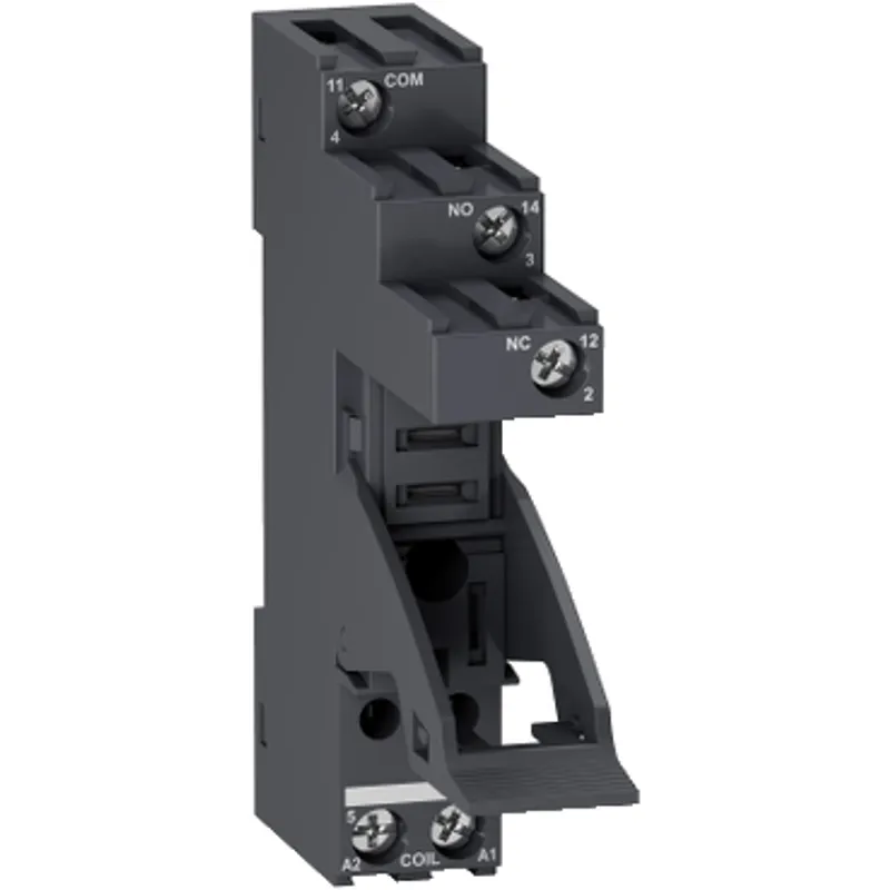 socket with clamp, Harmony Electromechanical Relays, for RXG1 relays, 10A, screw connec to rs, separate contact — photo 1 of 11