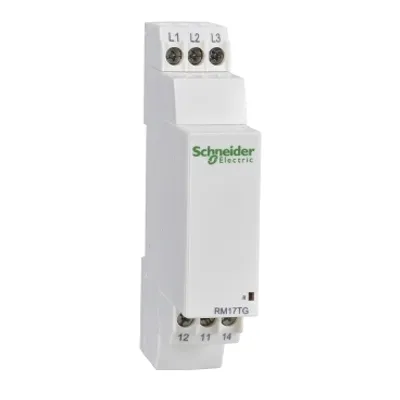 Modular measurement and relay, Harmony relay, for 3-phase supply, without time delay, 183...528V AC, 1 C/O