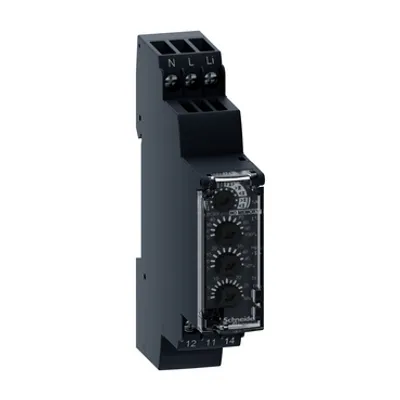 Current control relay, Harmony Control Relays, 5A, 1CO, overcurrent and undercurrent, 0.5...10A, 220 to 240V AC