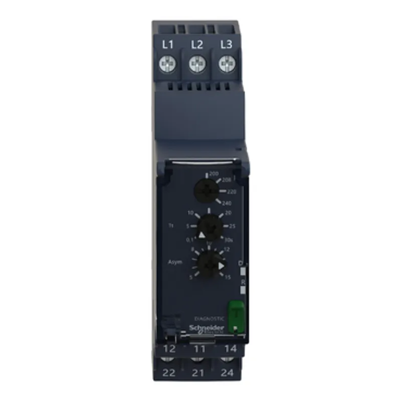 3-phase control relay, Harmony Control Relays, 8A, 2CO, 200â€¦240V AC — photo 9 of 12