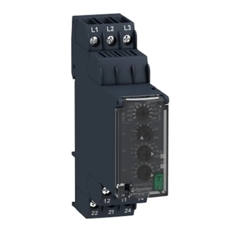3-phase control relay, Harmony Control Relays, 8A, 2CO, 380...480V AC — photo 1 of 12