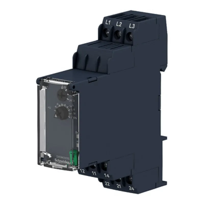 3-phase control relay, Harmony Control Relays, 8A, 2CO, undervoltage detection, 200â€¦240V AC — photo 9 of 12