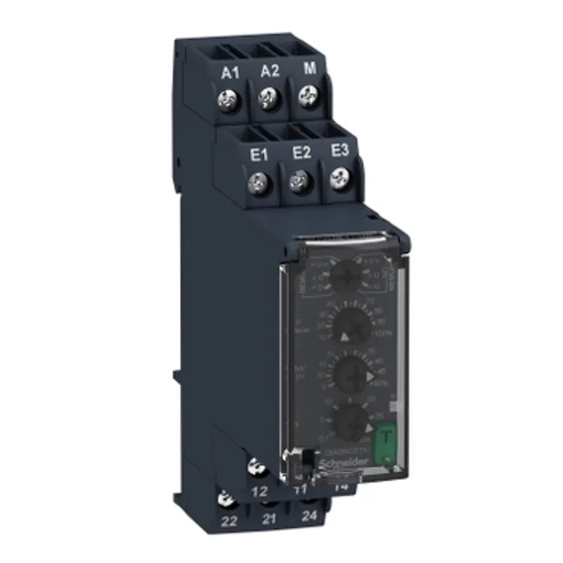 voltage control relay, Harmony Control Relays, 8A, 2CO, overvoltage or undervoltage detection, 0.05â€¦5V AC DC, 24â€¦240V AC DC — photo 1 of 12