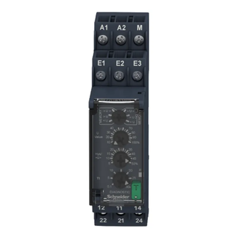 voltage control relay, Harmony Control Relays, 8A, 2CO, overvoltage or undervoltage detection, 15â€¦500V AC DC, 24â€¦240V AC DC — photo 7 of 12