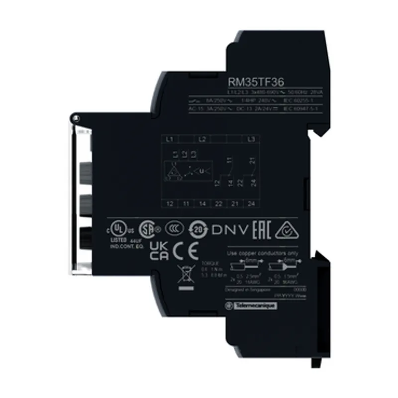 3 phase control relay, Harmony Control Relays, 480 to 690V AC, phase sequence, phase failure, phase imbalance, UV and OV — photo 10 of 11