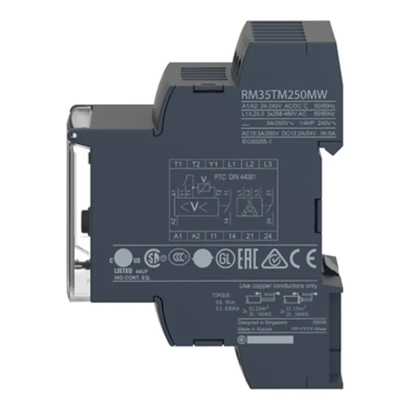 3-phase control relay, Harmony Control Relays, 5A , 2NO, 24..240V AC DC — photo 7 of 11