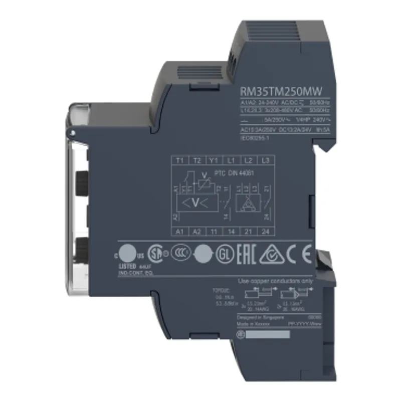 voltage control relay, Harmony Control Relays, 5A, 2CO, range 15..600V, 24..240V AC DC — photo 7 of 11