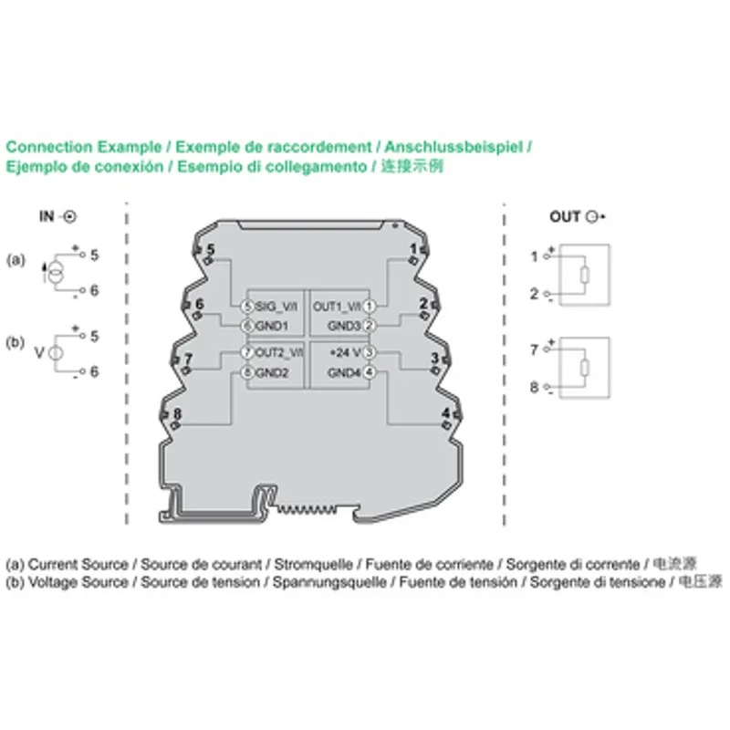 Signal Conditioner, Harmony Analog, 6.2 mm, universal V or I, signal duplicator — photo 2 of 9