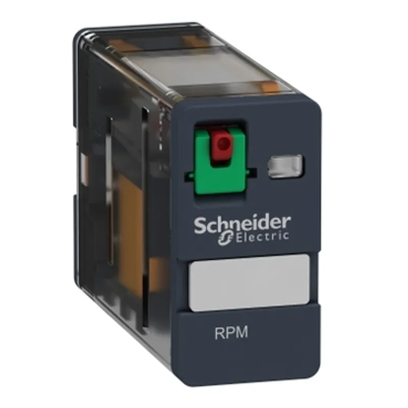 plug-in relay, Harmony electromechanical relays, 15A, 1CO, lockable test button, 120V AC — photo 1 of 10