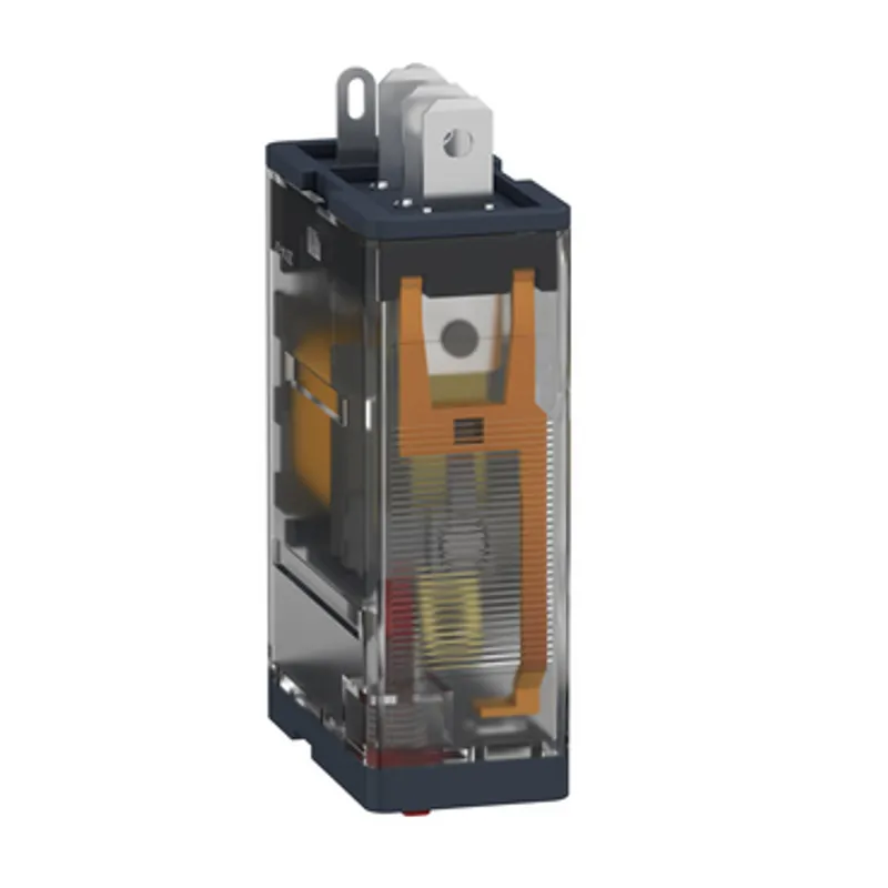 plug-in relay, Harmony electromechanical relays, 15A, 1CO, lockable test button, 120V AC — photo 4 of 10