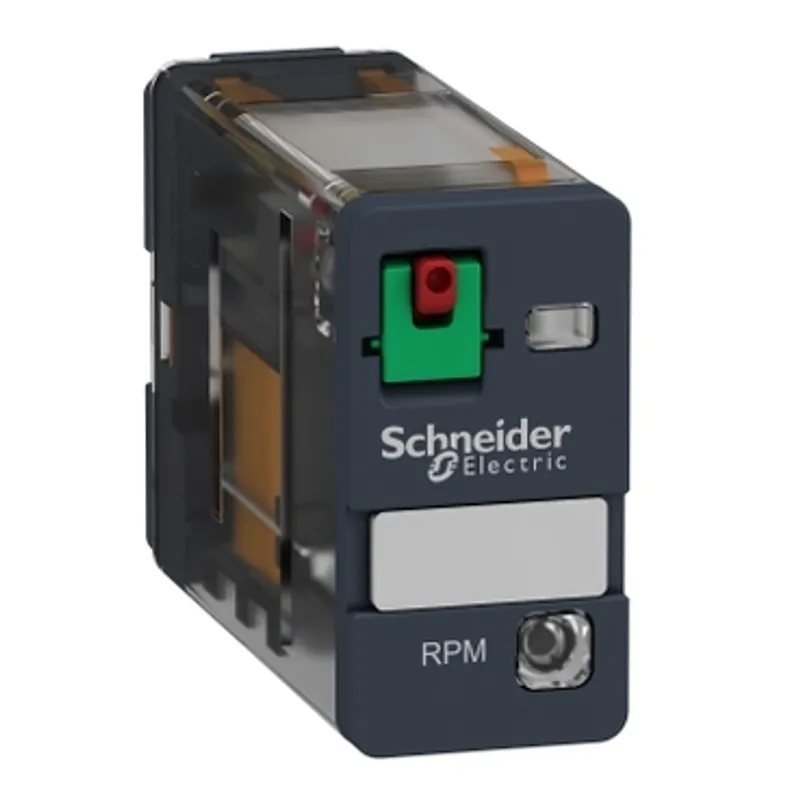 plug-in relay, Harmony electromechanical relays, 15A, 1CO, with LED, lockable test button, 120V AC — photo 1 of 10