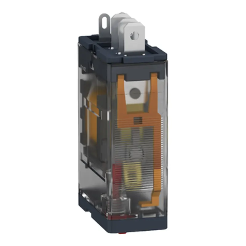 plug-in relay, Harmony electromechanical relays, 15A, 1CO, with LED, lockable test button, 120V AC — photo 8 of 10