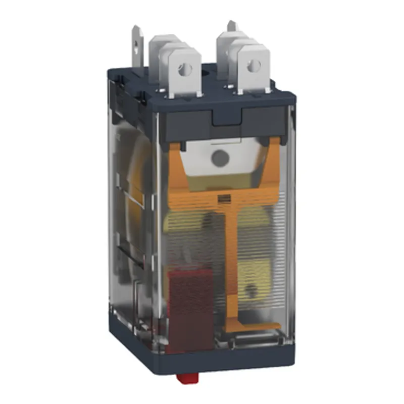 plug-in relay, Harmony electromechanical relays, 15A, 2CO, lockable test button, 120V AC — photo 4 of 10